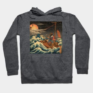 Epic Samurai Surfing The Great Wave - Unique Japanese Art Design Hoodie